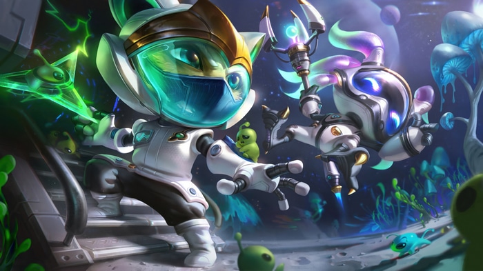 League of Legends Astronaut Kennen and Fizz Splash Art 4K