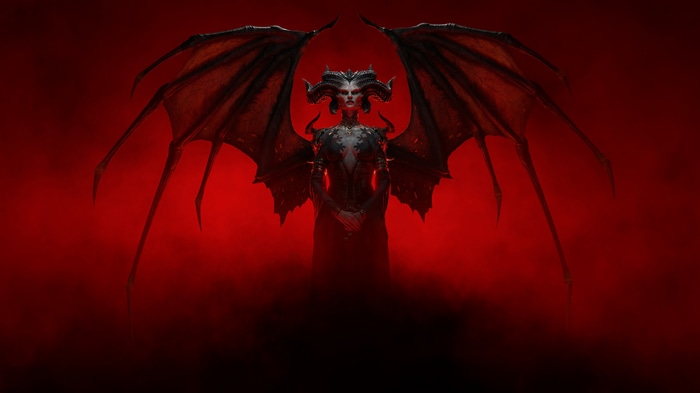 Lilith with Wings in Diablo IV 4K