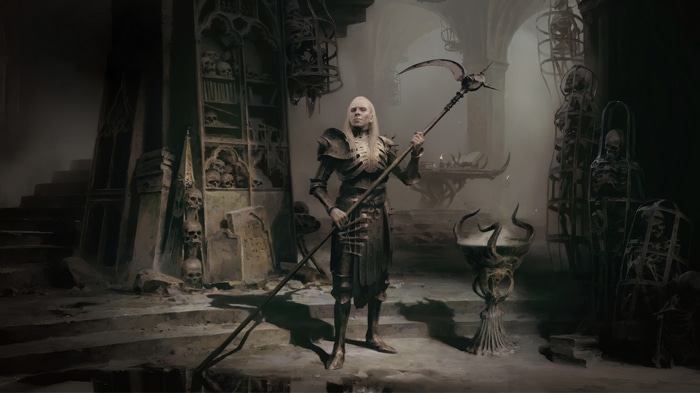 Necromancer with Scythe in Diablo IV