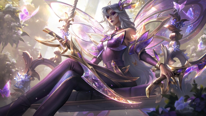 Faerie Katarina from League of Legends Splash Art 4K