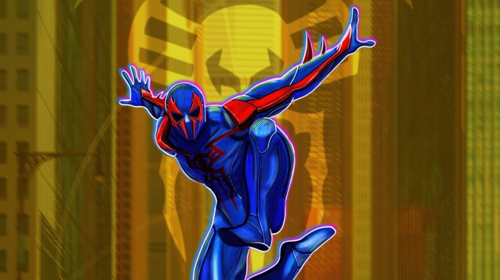 Spider-Man 2099 in Spider-Man: Across the Spider-Verse 4K