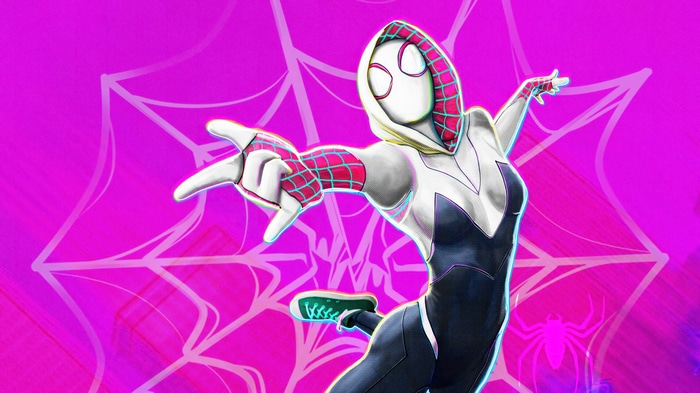 Spider-Gwen in Spider-Man: Across the Spider-Verse 4K