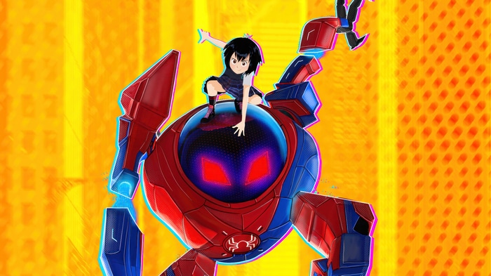 Peni Parker and SP//dr in Spider-Man: Across the Spider-Verse 4K