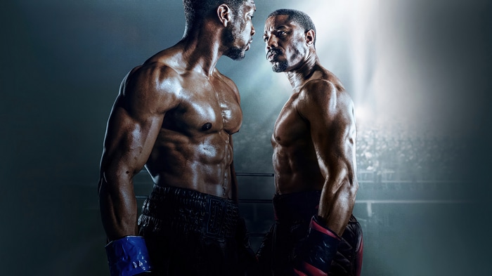 Creed III 4K: Michael B. Jordan and Jonathan Majors