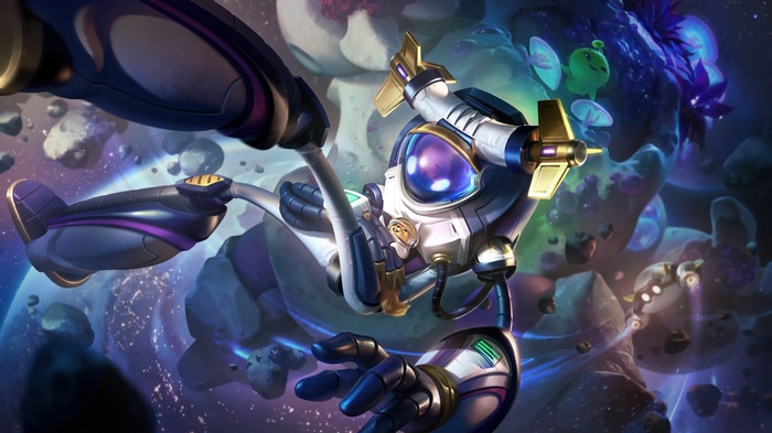 Ivern in Space Splash Art 4K
