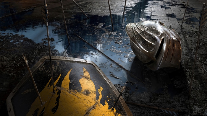 Knight's Shield and Helmet on Battlefield 4K