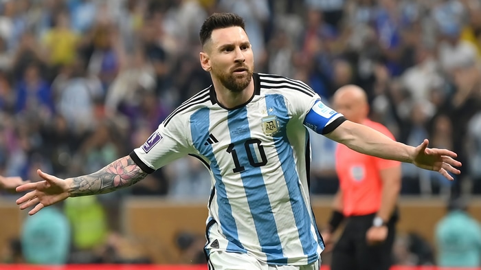Lionel Messi in Argentina FIFA 4K