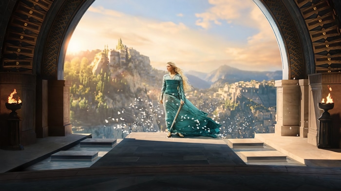 Galadriel in The Lord of the Rings: The Rings of Power 4K