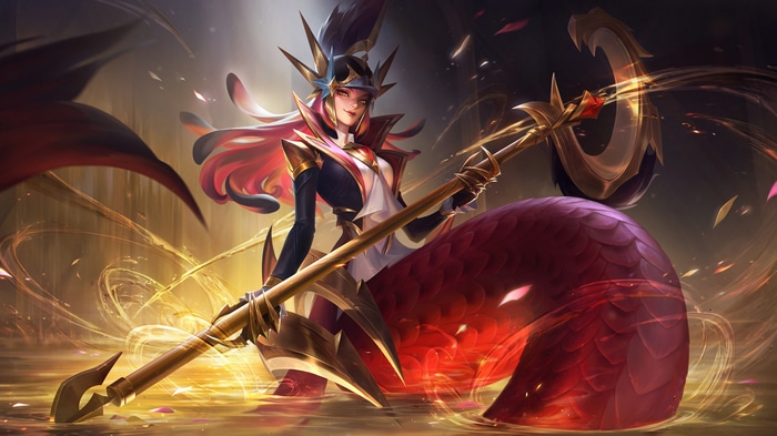 Nami Glorious Crimson Splash Art 4K