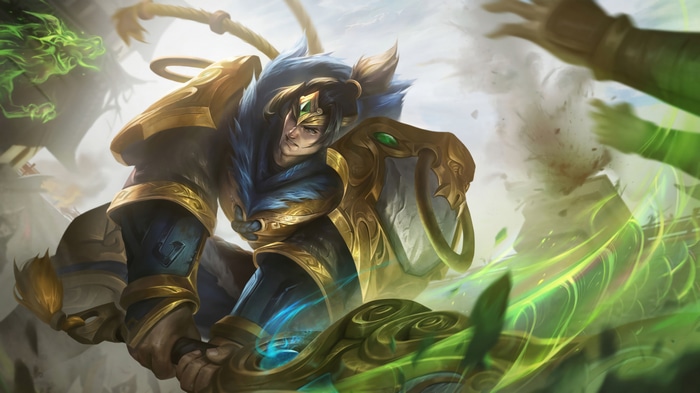 Garen from League of Legends Splash Art 4K