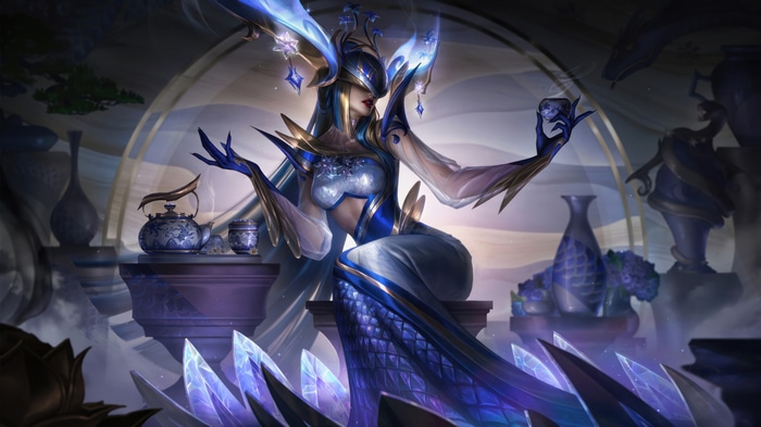 Lissandra from League of Legends 4K Splash Art