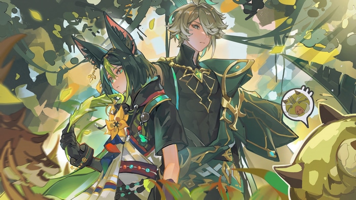 Alhaitham and Tighnari from Genshin Impact