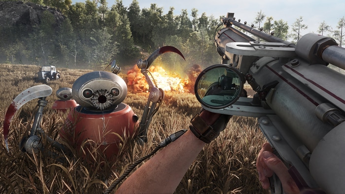 Atomic Heart 4K robot combat