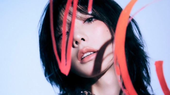 Taeyeon 4K Close-up Portrait with Red Accents