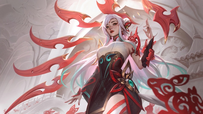 Mythmaker Irelia Splash Art 4K