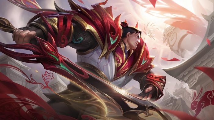 Mythmaker Garen Splash Art 4K