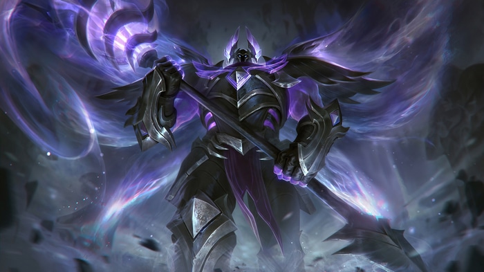 Ashen Mordekaiser League of Legends Splash Art 4K