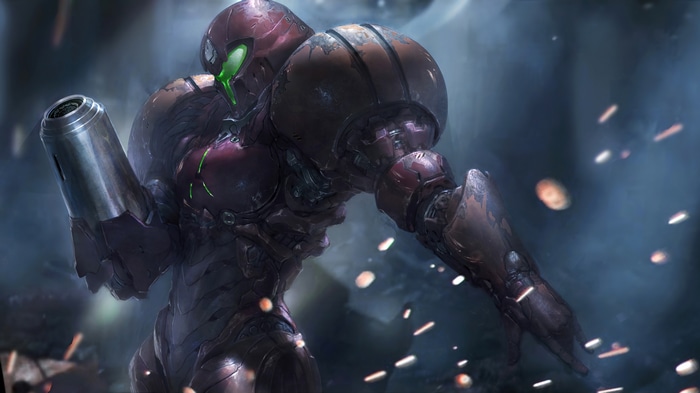Samus Aran in Metroid 4K