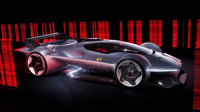 Ferrari Vision Gran Turismo Concept Car 4K