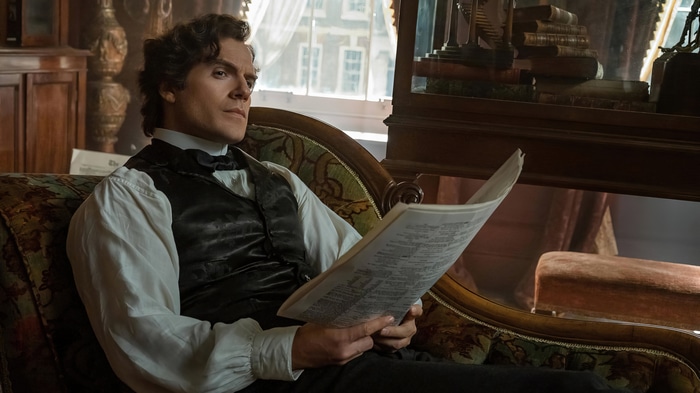 Henry Cavill as Sherlock Holmes in Enola Holmes 2 4K