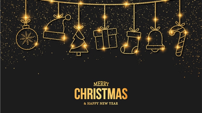 Merry Christmas and Happy New Year 4K