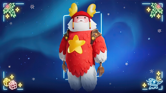 Fortnite Character with Star Emblem