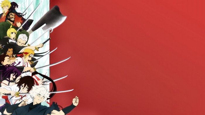 Jigokuraku 4K Anime Characters with Swords