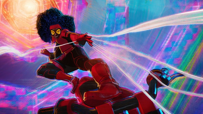 Spider-Woman in Spider-Man: Across the Spider-Verse 4K