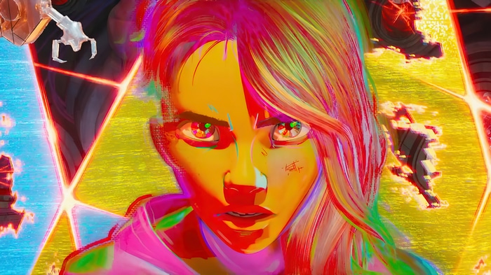 Spider-Gwen in Spider-Man: Across the Spider-Verse 4K