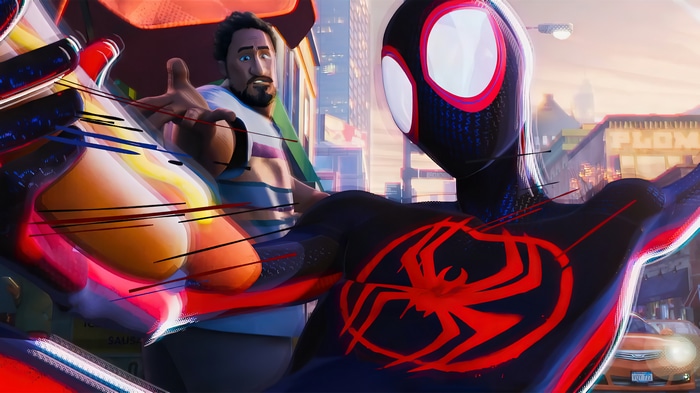 Miles Morales in Spider-Man: Across the Spider-Verse 4K