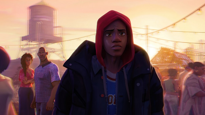Miles Morales in Spider-Man: Across the Spider-Verse 4K