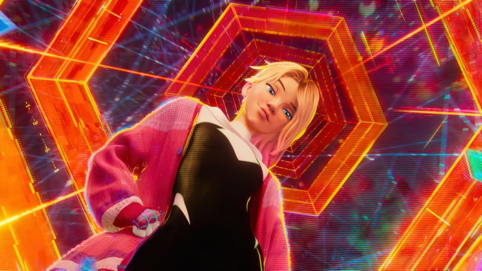 Gwen Stacy in Spider-Man: Across the Spider-Verse 4K