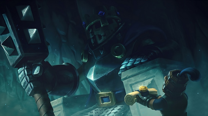 Clash Royale Skeleton King and Knight with Scroll