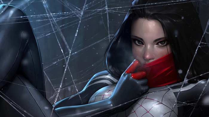 Silk in Spiderwebs 4K