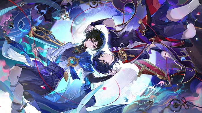Genshin Impact Wanderer and Scaramouche 4K