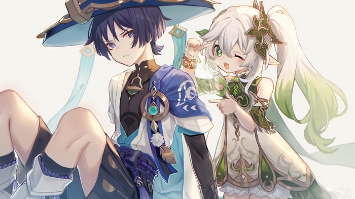 Genshin Impact: Wanderer and Nahida