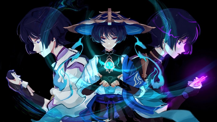 Genshin Impact Wanderer Scaramouche 4K