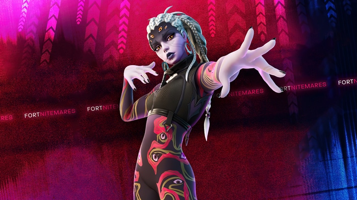 Fortnite Character with Multiple Eyes