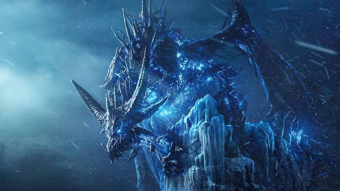 Sindragosa, the Frost Wyrm from World of Warcraft in 4K