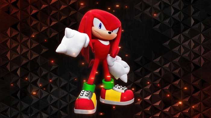 Knuckles from Sonic Frontiers in 4K