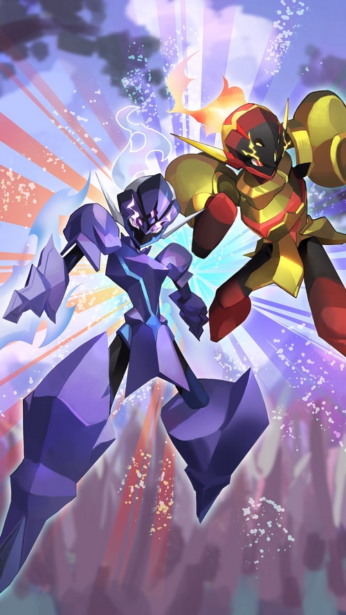 Ceruledge and Armarouge from Pokemon Scarlet and Violet