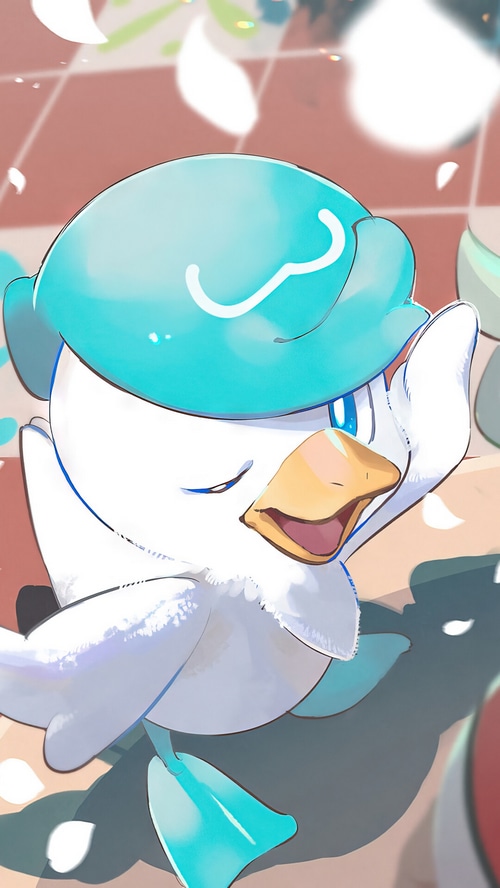 Quaxly from Pokemon Scarlet and Violet