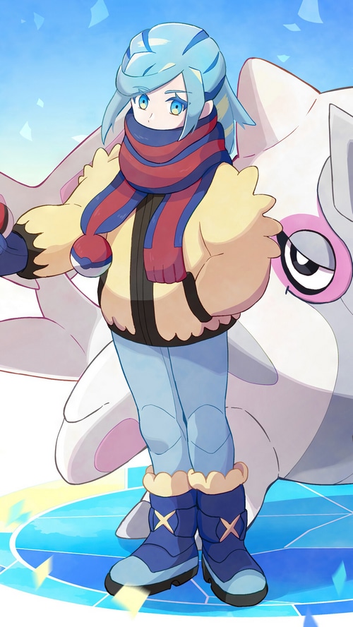 Grusha and Cetitan from Pokemon Scarlet and Violet