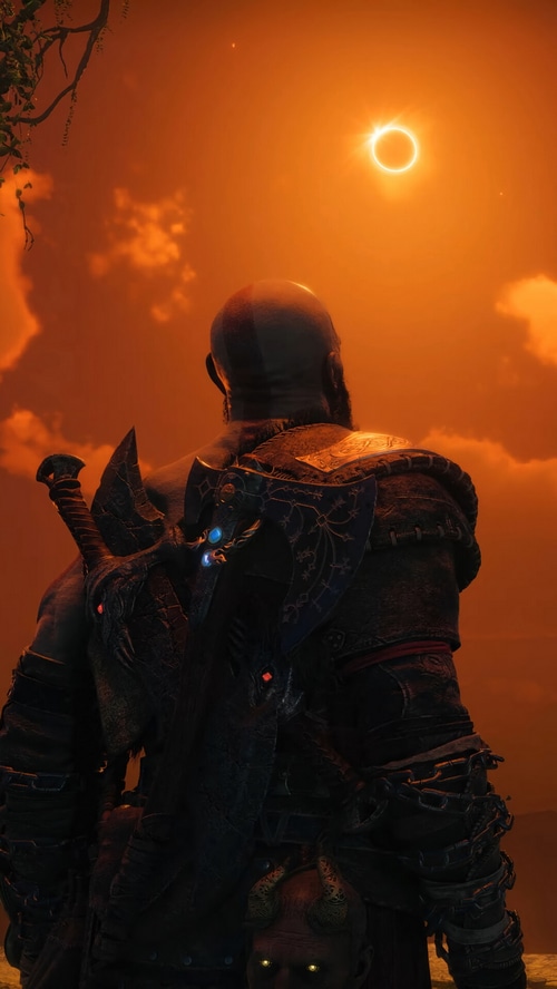 God of War Ragnarok Kratos Eclipse
