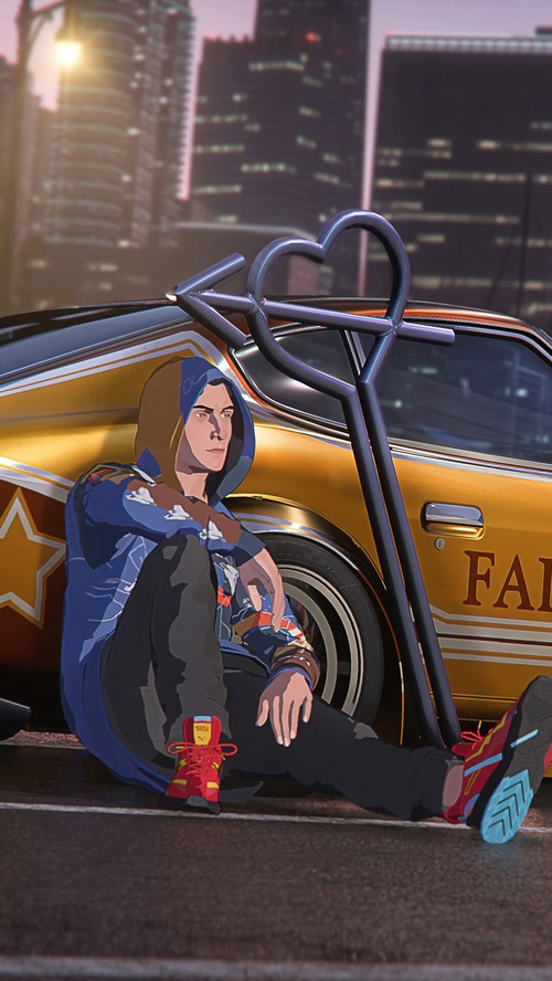 Need for Speed Unbound: Man by a Car
