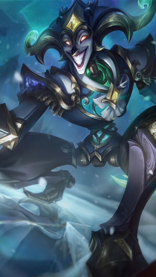 Winterblessed, Shaco, LoL, Skin, Splash Art, League of Legends Phone HD ...