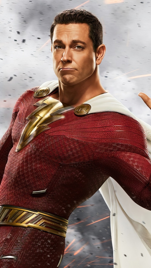 Shazam! Fury of the Gods, Movie, 2023, Shazam, Zachary Levi HD Phone ...