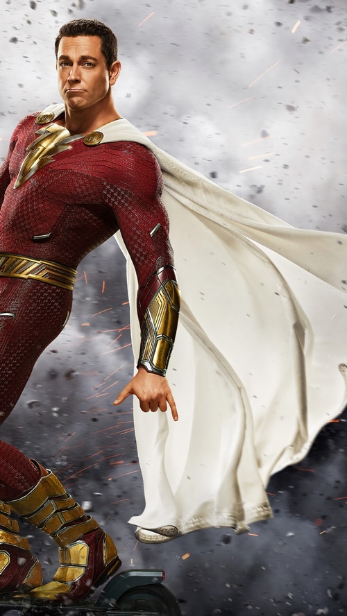 Shazam! Fury of the Gods Poster with Zachary Levi