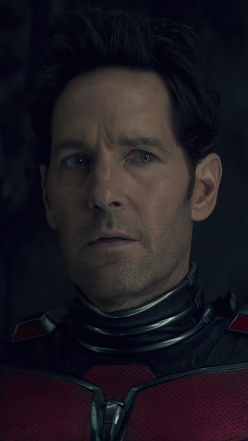 Paul Rudd as Ant-Man in Ant-Man and the Wasp: Quantumania