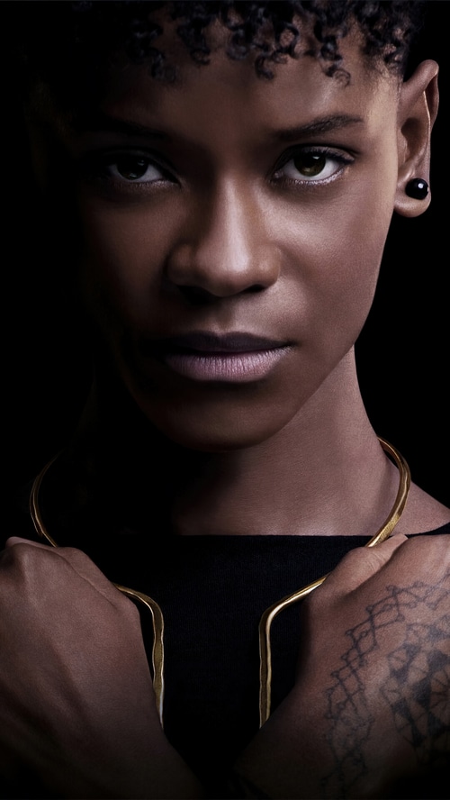 Letitia Wright as Shuri in Black Panther: Wakanda Forever